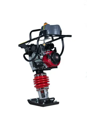 Вибротрамбовка VERTON TR-80 (мощность двигателя 7л.с,ударн.сила 14 кН,глубина уплотнения 40-80см,уд/мин 680,габариты башм.33,5х29мм,вес 69кг)