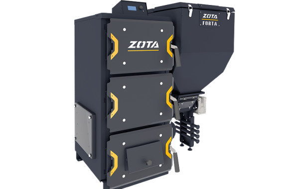 Котел автоматический ZOTA "Forta" 20 кВт (котел+ бункер 210л/механизм подачи)