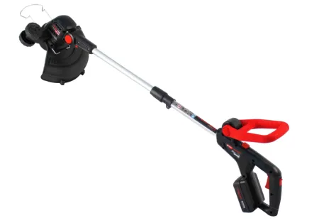 Триммер аккумуляторный щеточный Verton Garden Green Pro BBR-2030Т  (тип аккум.Li-Ion,напр-е 20В,емк. аккум.2-5А*ч,щеточный,мощн. двиг. 300Вт,режущ.эл-т леска, разб.штан,компл:аккум.бат-я 2шт(20V/0.2Ah),зар.устр-во 1шт,кожух,кат/леска,колеса,кромкорез)