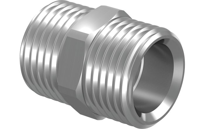 UPONOR UNI-C НИППЕЛЬ РЕЗЬБОВОЙ MLC 1/2"НР-1/2"НР '20И