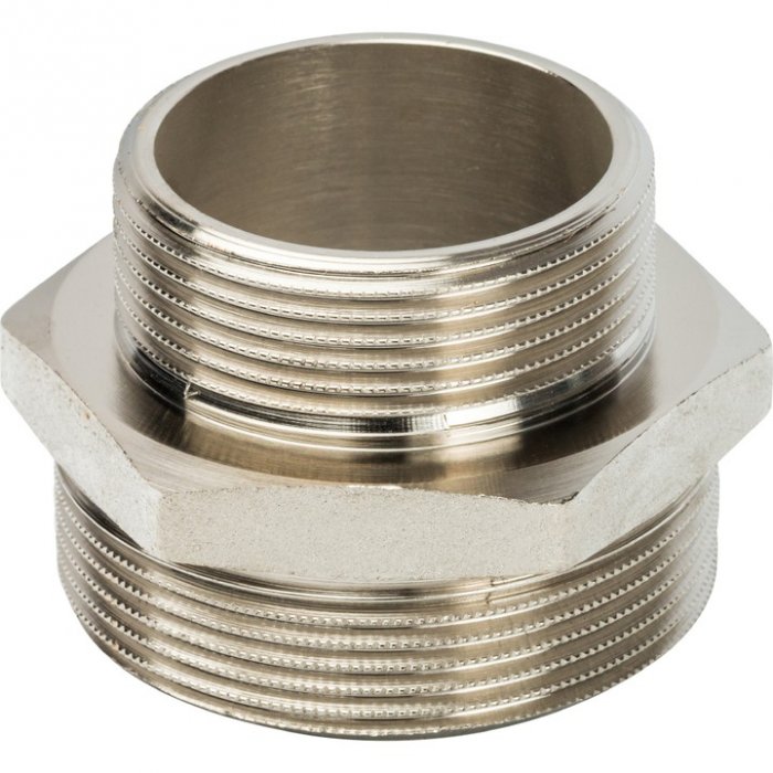 Ниппель НН переходной никелированный 2"X1"1/2