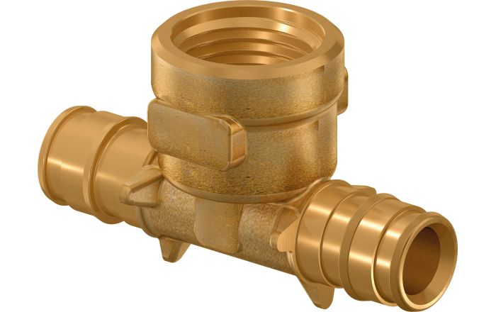 UPONOR Q&E ТРОЙНИК С ВНУТРЕННЕЙ РЕЗЬБОЙ 32-RP1"ВР-32 '10И