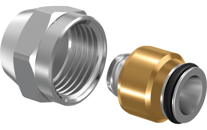 UPONOR UNI-C ЗАЖИМНОЙ АДАПТЕР MLC 20-1/2"ВР '25И