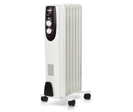 Масляный радиатор Ballu BOH/CL-07WRN 1500 (Classic 7 секций) белый
