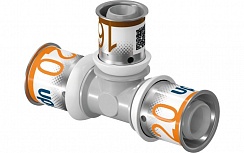 UPONOR S-PRESS ТРОЙНИК РЕДУКЦИОННЫЙ КОМПОЗИЦИОННЫЙ PPSU 25-20-25 '5И