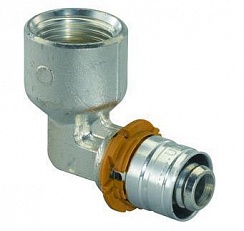 UPONOR S-PRESS УГОЛЬНИК С ВНУТРЕННЕЙ РЕЗЬБОЙ 16-RP1/2"ВР '10В