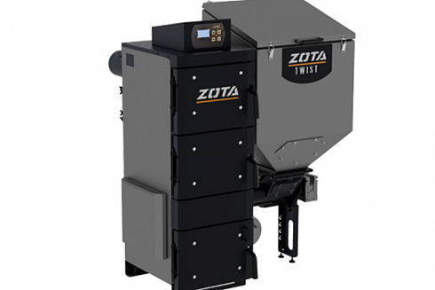 Котел автоматический ZOTA "Twist" 20 кВт (Optima 2.0) (котел+бункер 270л+ механизм подачи с горелкой)