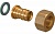 UPONOR Q&E ШТУЦЕР С НАКИДНОЙ ГАЙКОЙ 25-G3/4"НГ '45Ф