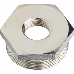 Футорка никелированная 1"1/2X3/4