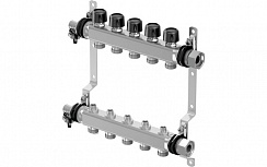 UPONOR VARIO S КОЛЛЕКТОР С КЛАПАНАМИ СТАЛЬНОЙ, ВЫХОДЫ 2X3/4" ЕВРОКОНУС '1И