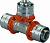 UPONOR S-PRESS ТРОЙНИК РАВНОПРОХОДНОЙ ЛАТУННЫЙ 20-20-20 '10В
