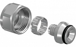 UPONOR FLEX-X ЗАЖИМНОЙ АДАПТЕР ИЗ ПОКРЫТОЙ ЛАТУНИ PE-X 16X2,2-3/4"ВР ЕВРОКОНУС '10Ф